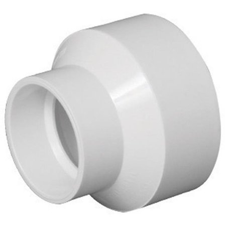 PINPOINT Charlotte Pipe & Foundry PVC001021200HA PVC-DWV Reducing Coupling  4 x 2 in. PI612324